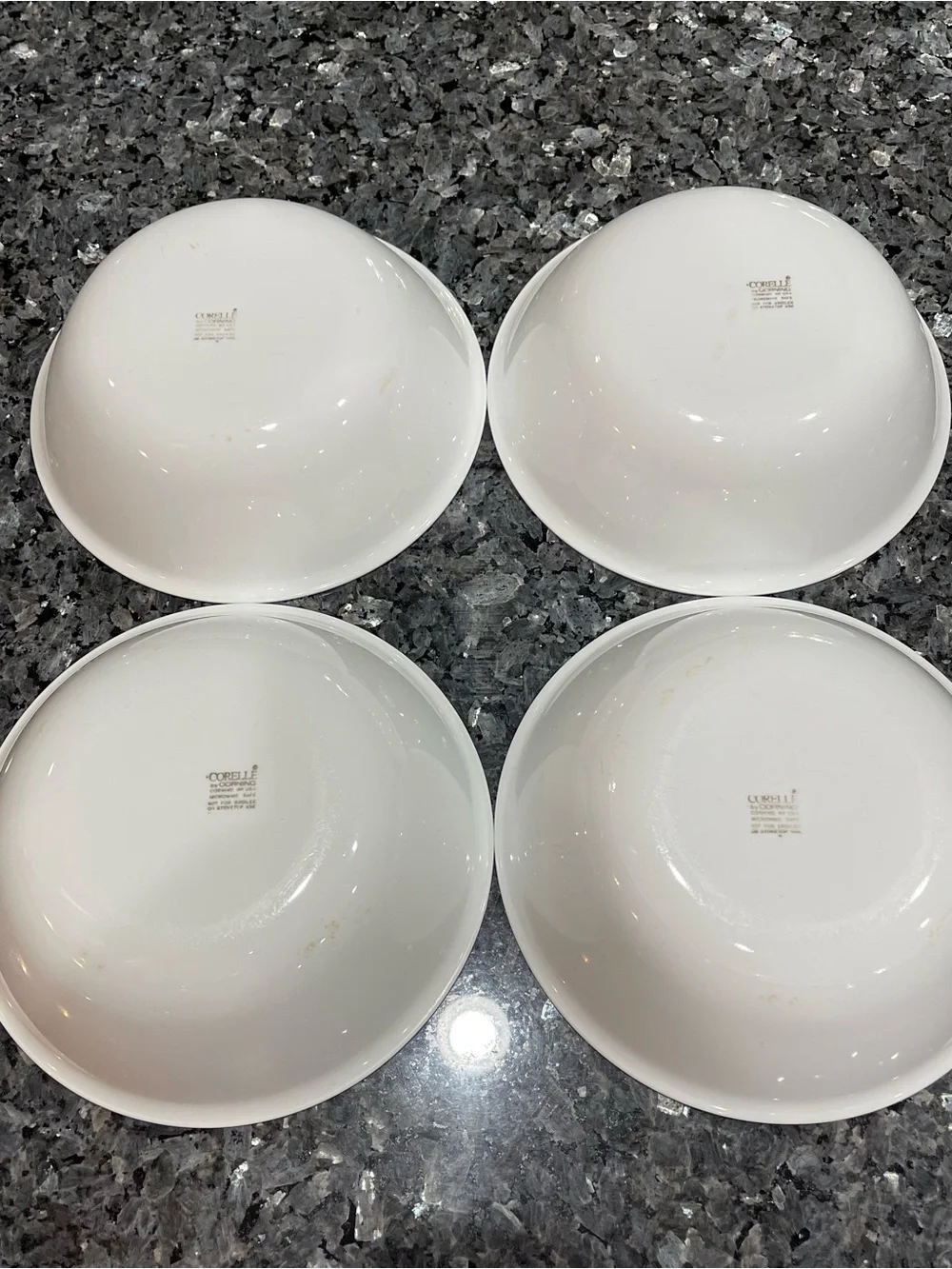 Corelle White 8.5 inch Pasta Salad Dinner Bowls - Set of 4
